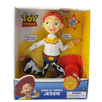 

Toy Story Talking Woody Action Figures Jessie Learning Toy Story Buzz Lightyear Wood Toys For Children Boy Girls Christmas Gifts