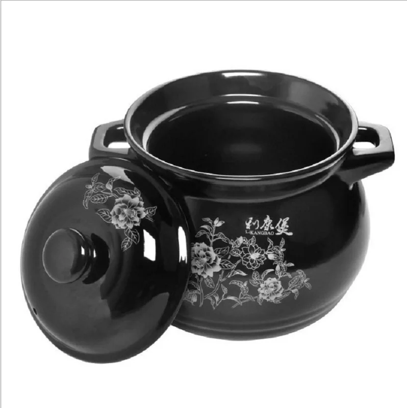 Керамическая кастрюля для супа тушеная с высокой термостойкостью|ceramic casserole|casserole