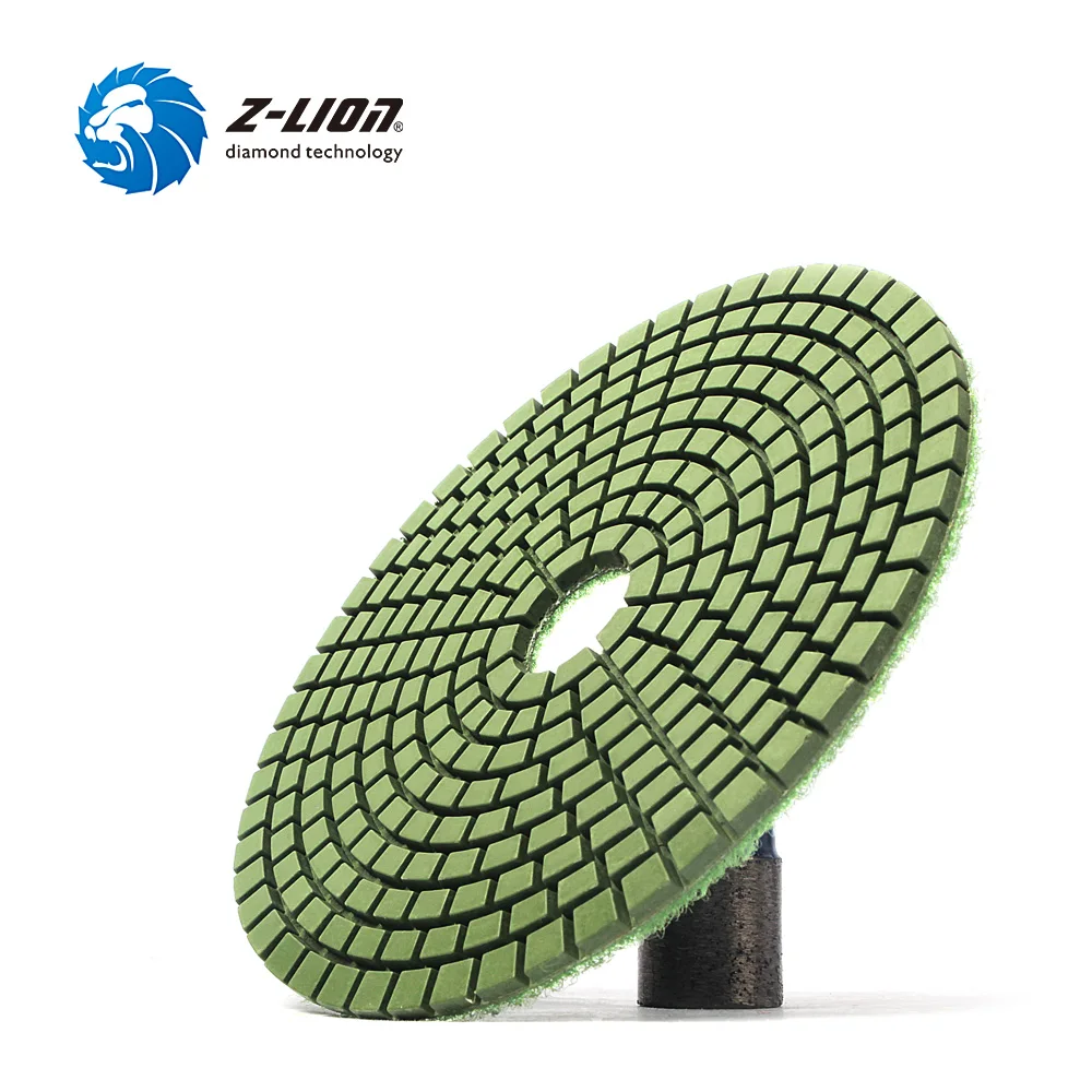 Z-LION, 3 шт., 5 дюймов, гибкий Алмазный полировальный диск 125 мм для влажного использования, алмазный шлифовальный диск для камня, гранита, мрамора, керамической плитки