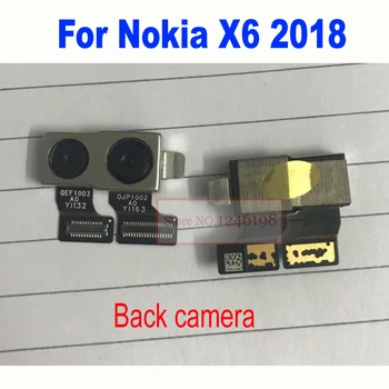 

LTPro High Quality Big Rear Back Camera For Nokia X6 2018 Phone Main Camera with flex cable Replacement Parts