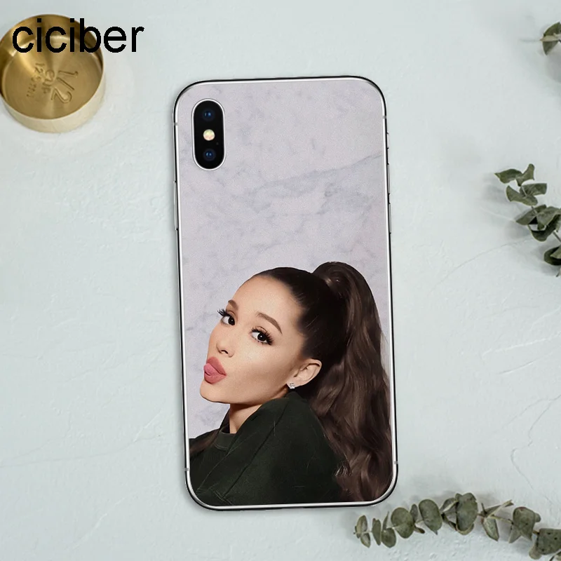 ciciber Ariana Grande AG Rainbow Sweetener Soft Silicon Phone Cases Cover For iPhone Case 7 6 8 6s 5S Plus X Fundas Capa