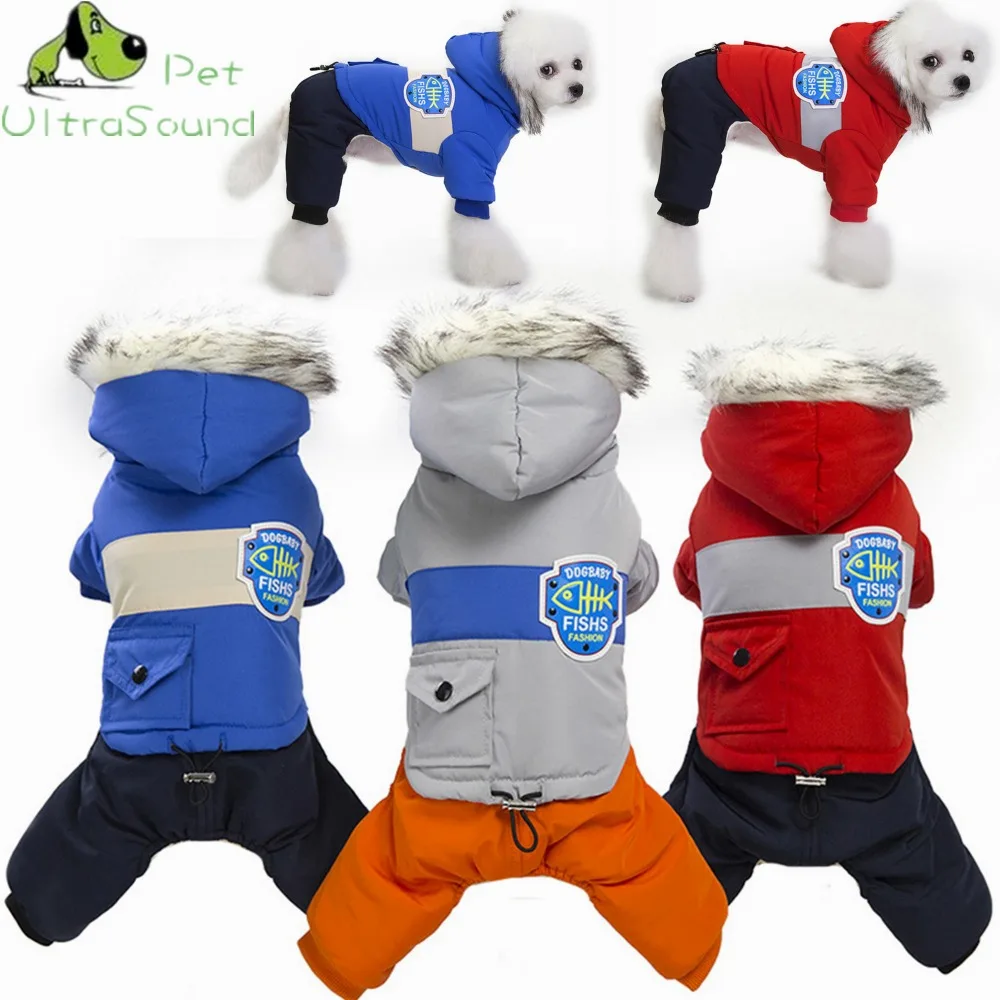 

Warm Dog Clothes For Small Dog Windproof Winter Pet Dog Coat Jacket Padded Clothes Puppy Outfit Vest Yorkie Chihuahua Clothes
