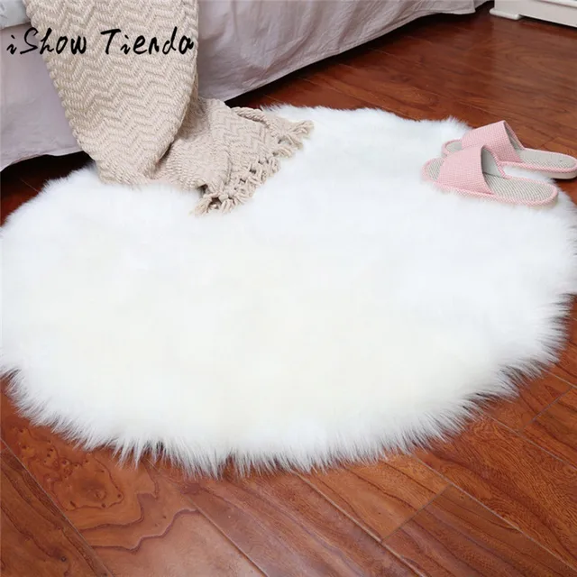 US 28 OFF Soft Artificial Sheepskin Rug Chair Cover Artificial Wool Warm Hairy Carpet Seat Badroom Set Carpet Stripes Rug Floor Carpet In