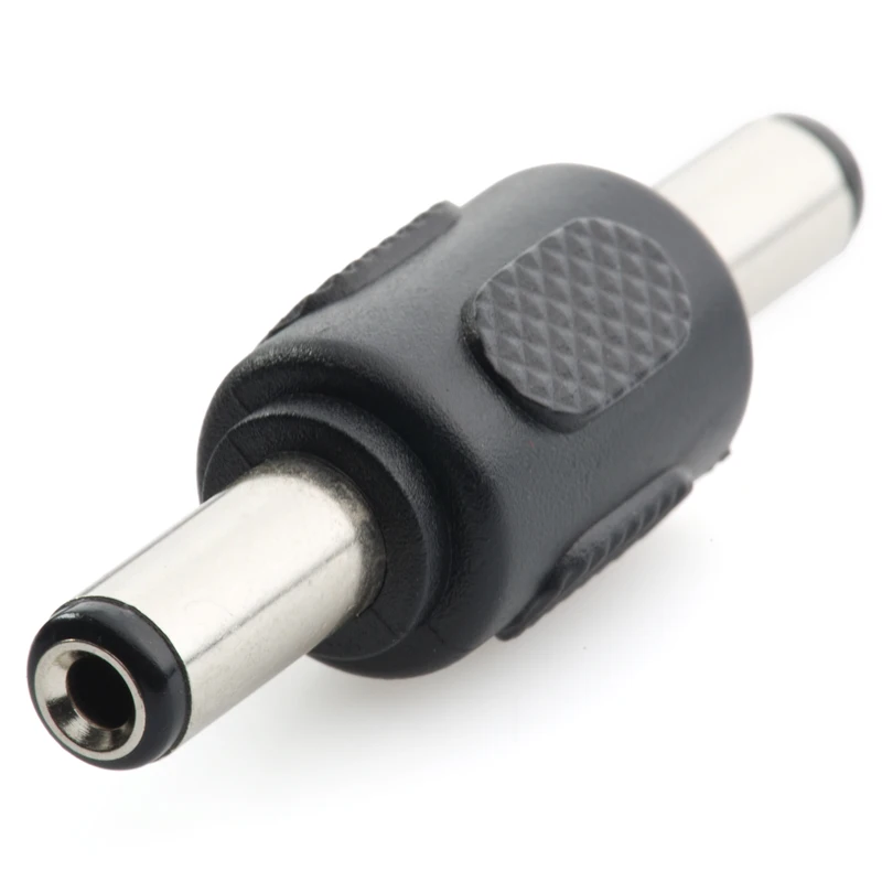 5pcs 5.5*2.1 mm / 5.5x2.1mm DC Power Plug Connector male to male Panel