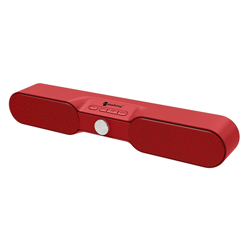 HIFI Bluetooth Колонка Портативная Беспроводная колонка супер бас двойной динамик s Саундбар с микрофоном TF fm-радио USB звуковая коробка 3D стерео - Цвет: red boombox