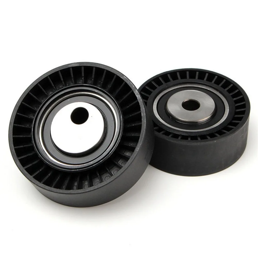 

1 Pair Front Back Belt Tensioner Pulley & 1 Pair Front Back Idler Pulley Kit For BMW E36 E46 E39 325I 330I 525I 530I hot Hot