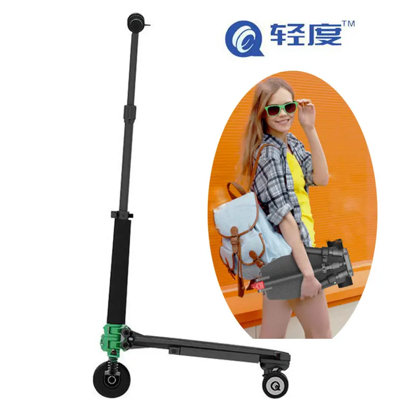 Excellent Zar foldable three wheel light and compact electrical scooters 0