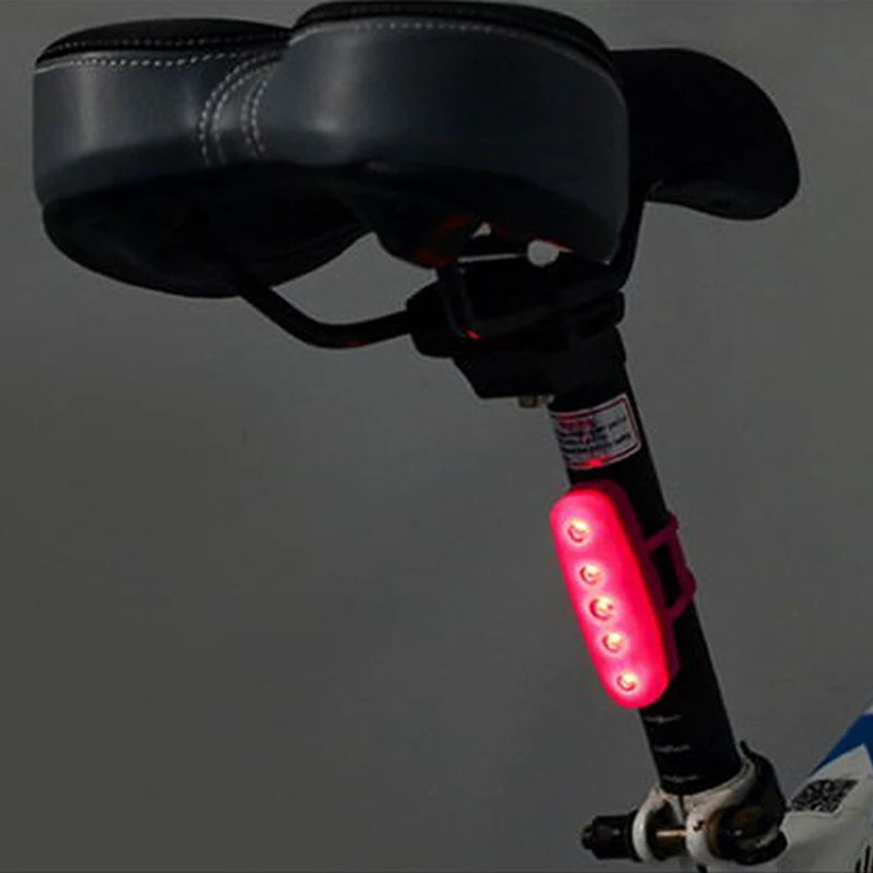 

Bicycle Rear Light Waterproof USB Charging Silicone Bicycle Light LED Cycling Bike Lamp Northern Lights For All Kinds Bikes