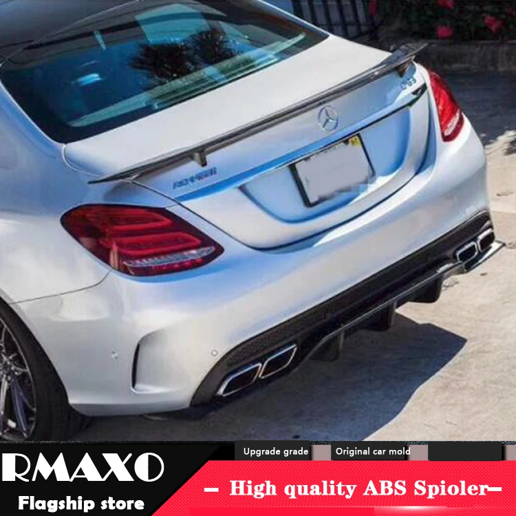 Для Benz W213 спойлер E320L E260L E300L E63 Высокое качество ABS Материал заднего крыла первоклассника Цвет задний спойлер