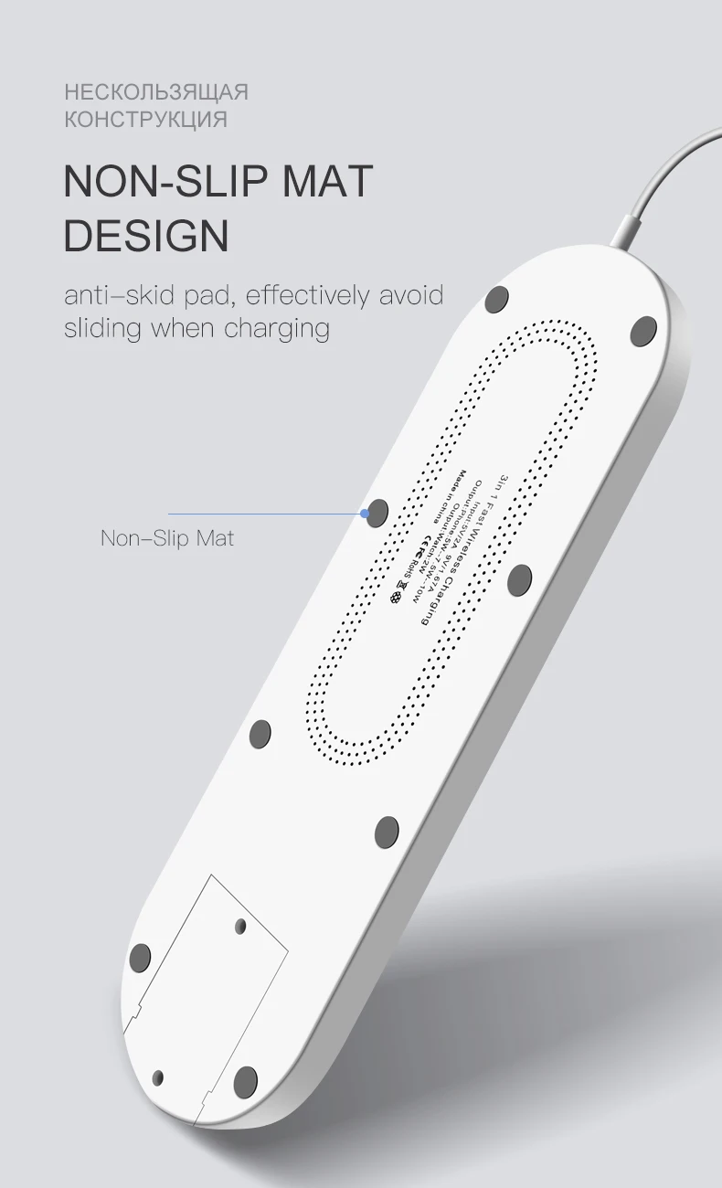 3 в 1 Qi Беспроводное зарядное устройство для iPhone X Xs Max XR Xiaomi быстрая Беспроводная зарядка для Apple Watch 1 2 3 4 AirPods charger dock