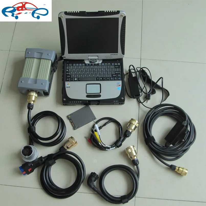 2016 MB Star C3 with software (v2014.12) 120gb ssd with CF19 laptop for Panasonic toughbook ready to work For MB Diagnosis tool