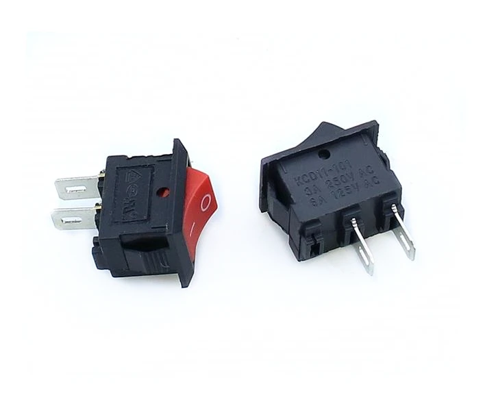 10pcs KCD11-101 3A/250V small black 10*15mm SPST 2PIN ON/OFF G130 Boat Rocker Switch Car Dash Dashboard Truck RV ATV Home