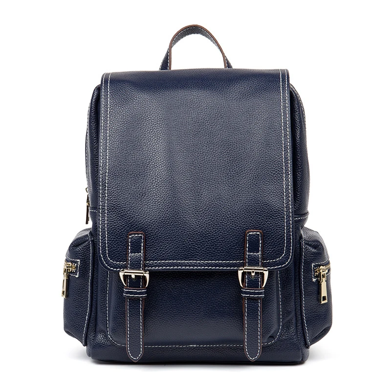 Известный бренд, женский рюкзак из натуральной кожи, Большой Вместительный кожаный рюкзак для колледжа, школьная сумка для девушек, роскошная сумка для ноутбука