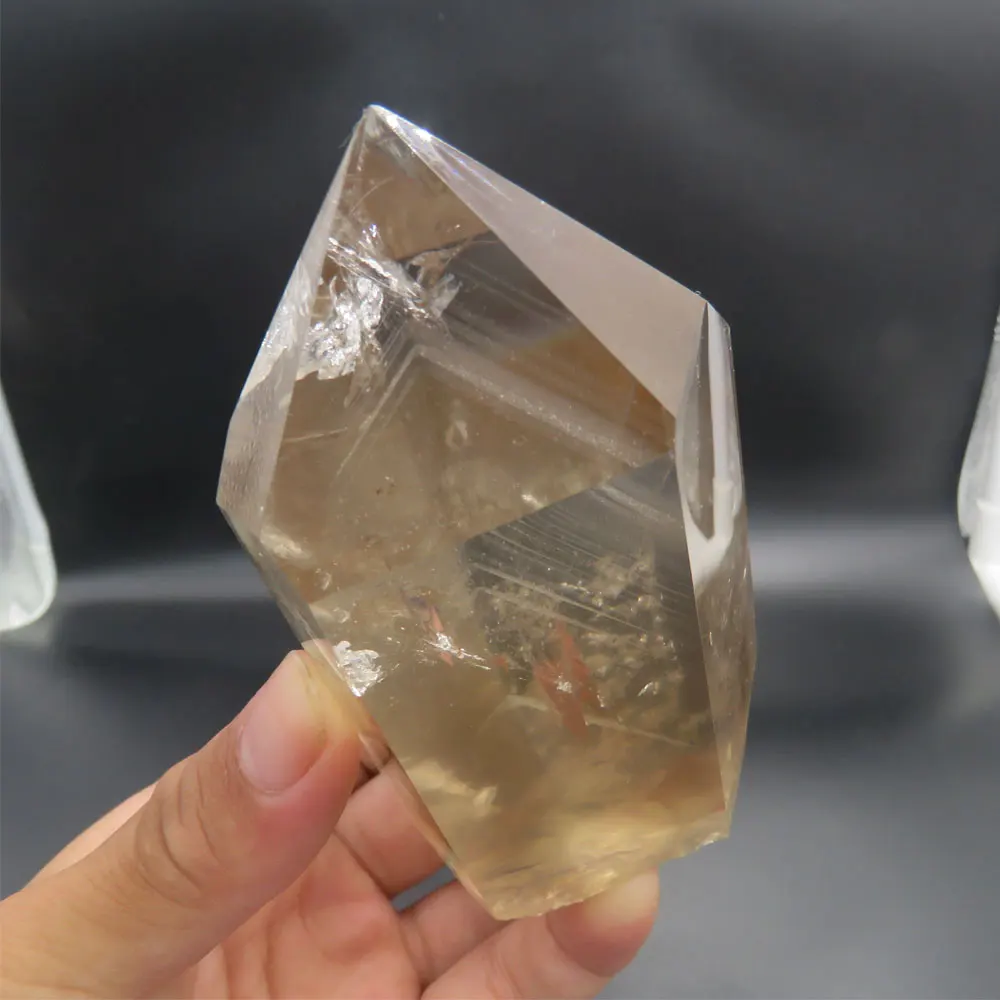 Buy RARE ! 318g 100 Natural Clear Quartz Pyramid