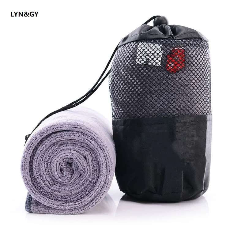2018 Soft gray 30*100cm quick dry gym sport towel microfiber sport fast