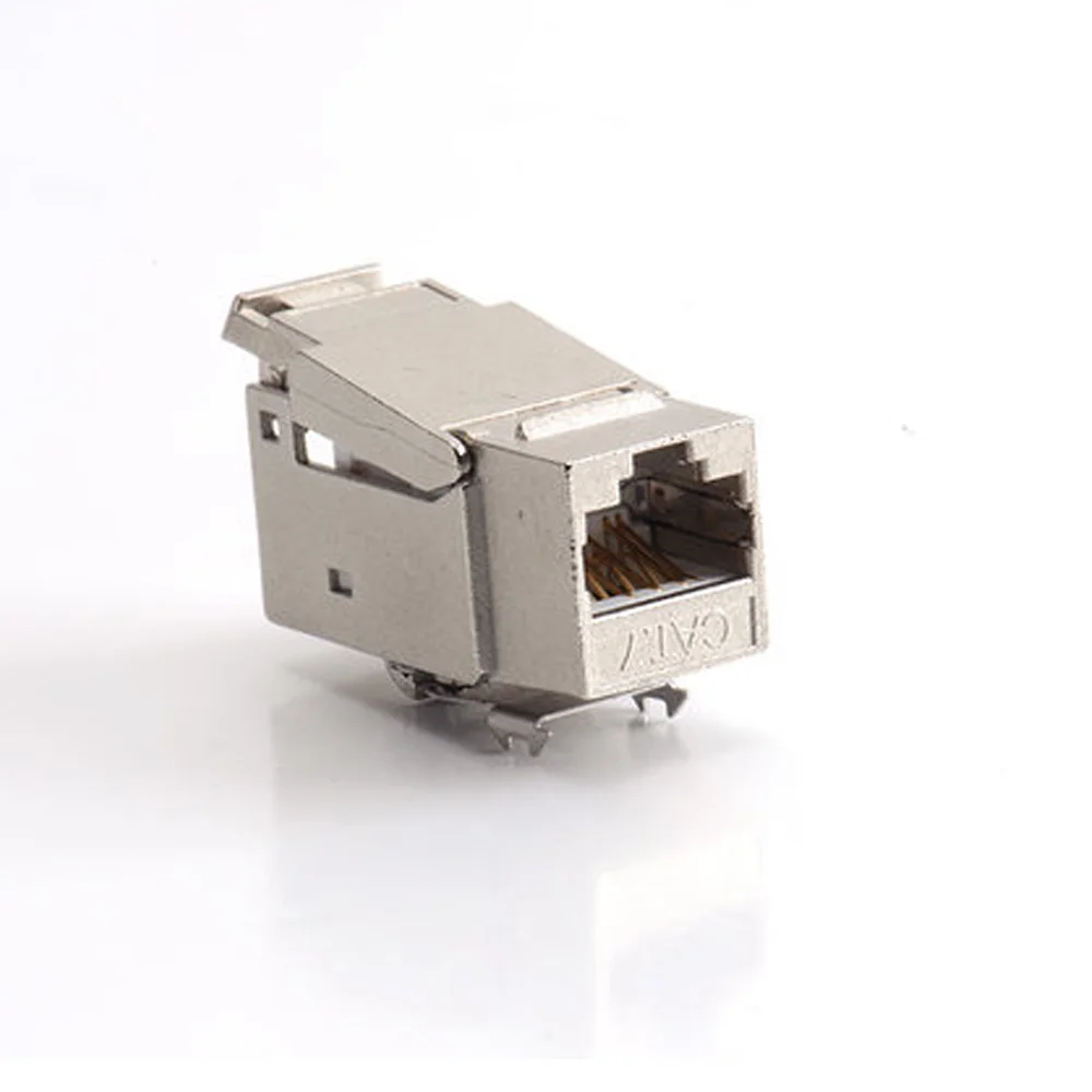 

2 pcs RJ45 8P8C CAT 7 Modular plug ethernet network 600MHz connector Shielded