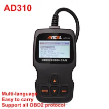 ANCEL AD310 OBD2 EOBD CAN Engine Code Reader OBDII Scanner Auto Diagnostic Tool cheaper than VS890