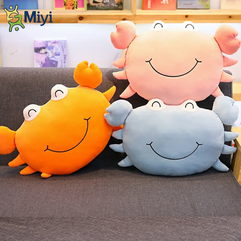 

1pc 45cm Simulation Kawaii Crab Plush Toys for Children Kids Stuffed Soft Pillow Cushion Cute Marine Animal Toys Brinquedos