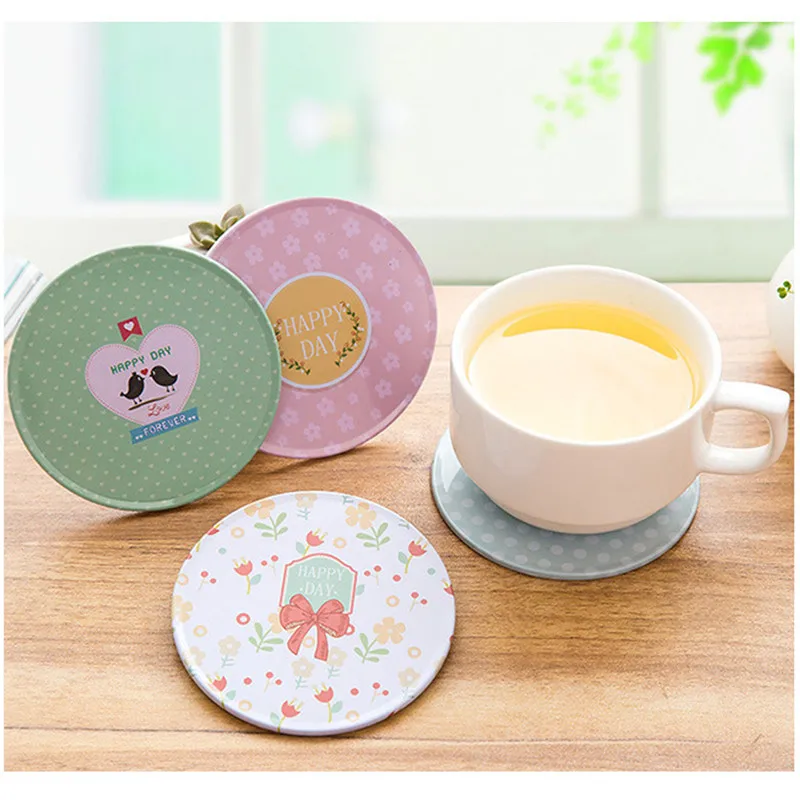 

2pc/lot Wooden Cup Coasters Coffee Mug Kitchen Table Mats Tea Pad Placemat Table Decoration