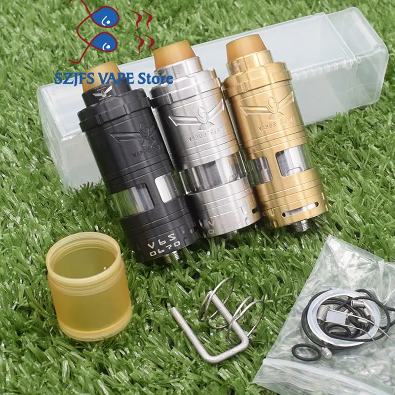 HOTVapor Giant v6 S 23 мм/25 мм RTA 6 мл емкость 316ss Регулируемый нижний воздушный поток одна