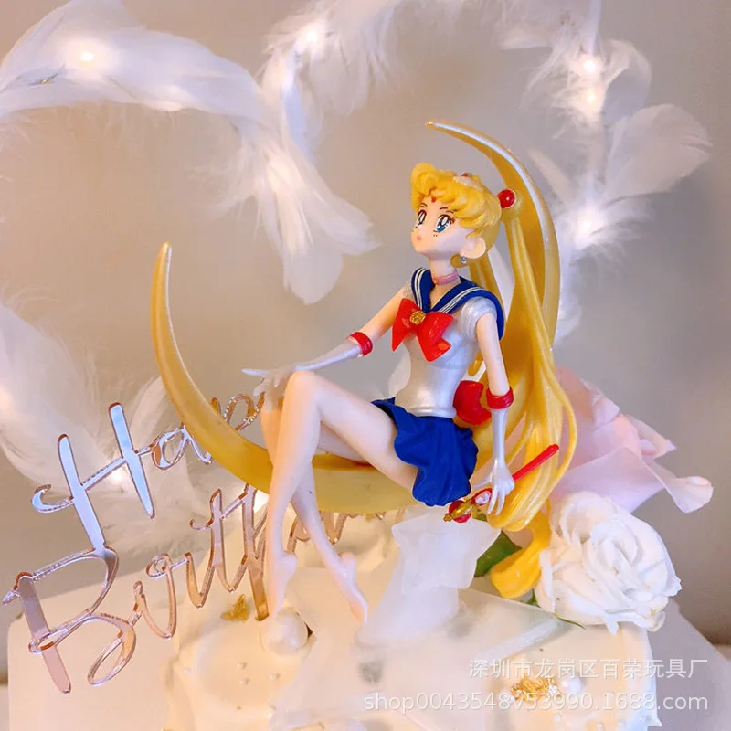 

Sailor Moon Decorative Ornaments Set Magic wand for Girl Birthday Gift