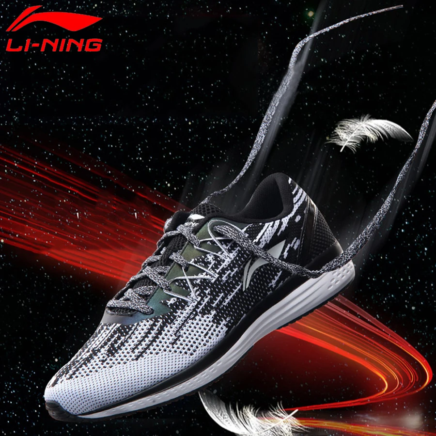 Li-Ning мужские кроссовки для бега с подушкой из дышащего текстиля, спортивная обувь с подкладом, светильник ARHM063