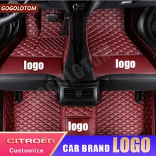 Автомобильные коврики на заказ, роскошные кожаные Citroen C5 C4 Air Cross Aircross Picasso Grand C2 C4L DS5 LS DS6, авто Стайлинг, ковер