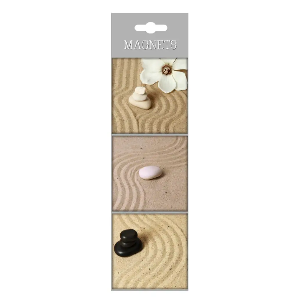 3Pcs/Lot Sand Stone Style Print Custom Unique Fridge Magnet Creative Refrigerator Magnetic Sticker Home Decor |