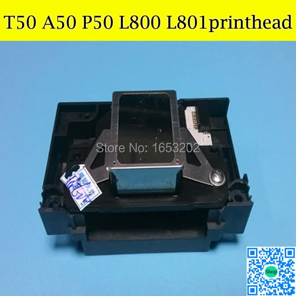 1 Pieces 100% Original Printhead Print Head For EPSON T50 P50 A50 L800 L801 L850 R690 R285 R290 Printer Head