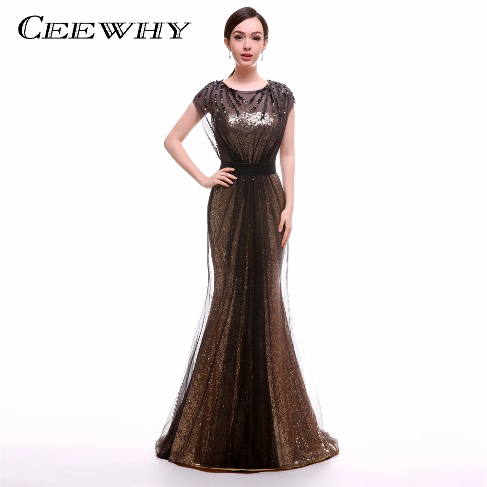 Long Black Silk Prom Dress Outfit And Shoes Style
