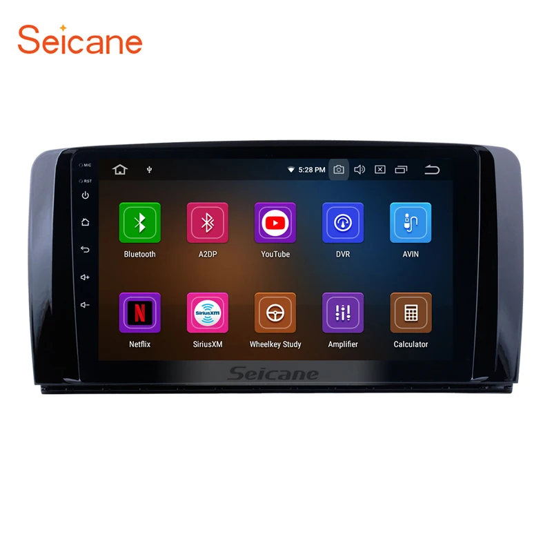 Best Seicane 9 Inch Android 9.0 Car Radio For 2006 2013 Mercedes Benz R Class W251 R280 R300 R320 R350 R63 Support 3G WiFi Bluetooth