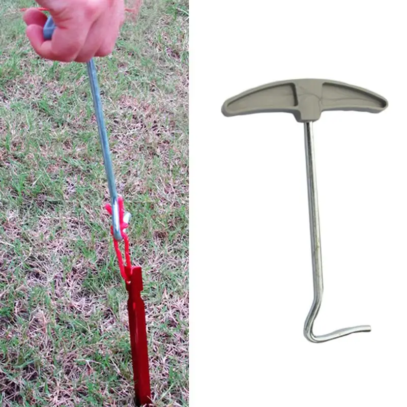 

2pcs/Pack Simple Tent Copper Puller Portable Nail Puller Stainless Steel Outdoor Nail Hand Tool For Outdoor Camping Travel