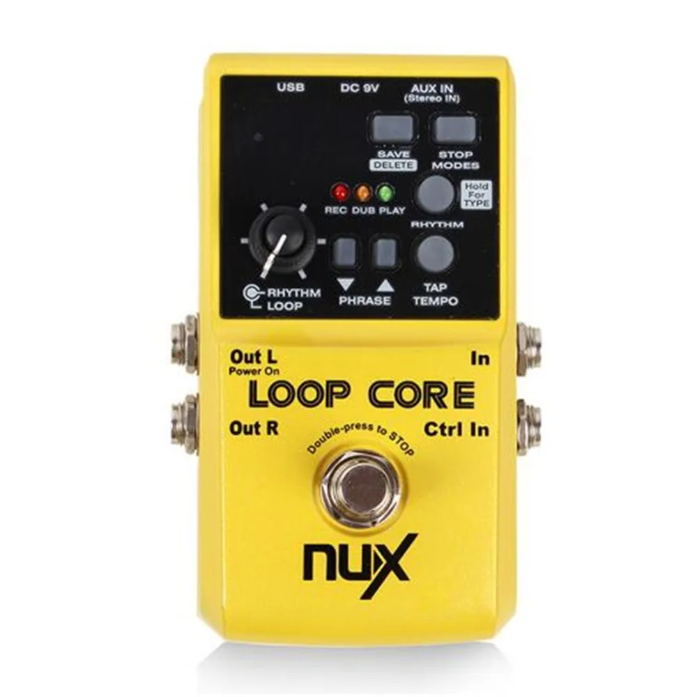 

NUX 6 Hours Recording Time Loop Core Guitar Effects Pedal Looper Pedals Looping Station Built-in Drum Patterns