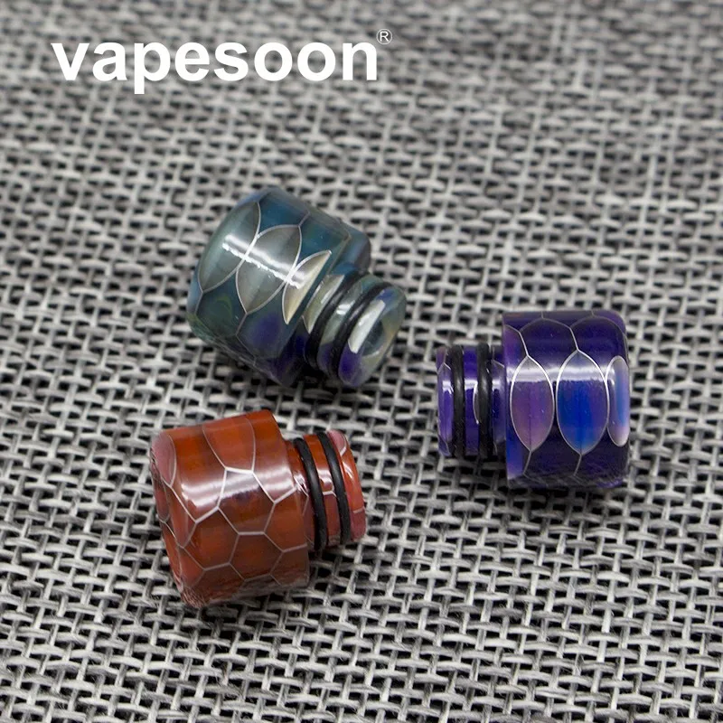 VapeSoon 3 шт./лот 510 змеиной кожи эпоксидной смолы потека для 510 потоков распылителя таких как Melo 3 мини TFV4 мини-форсунки и т. д