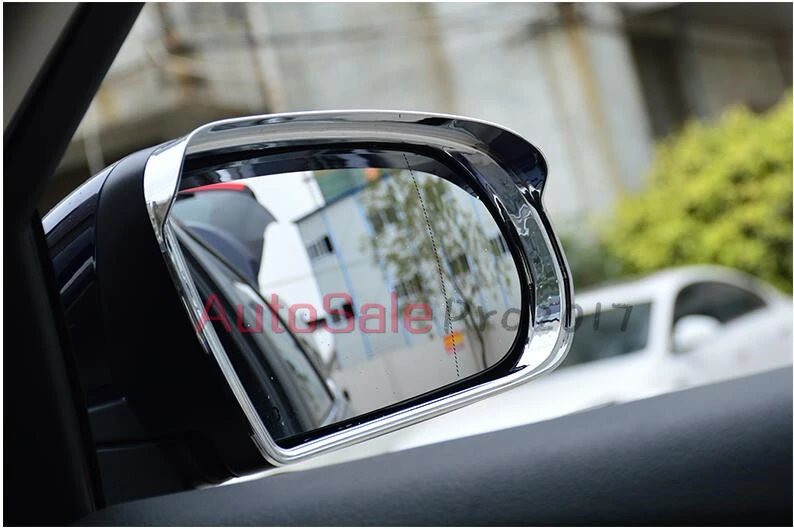 For Jeep Renegade 2016 2017 ABS Chrome plastic Side Door Outer Mirror