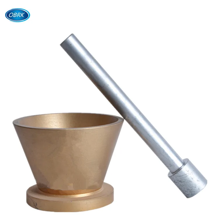 Determining Specific Gravity Saturated Surface Dry Mould and Tamping Rod/Sand absorption cone and tamper Rod