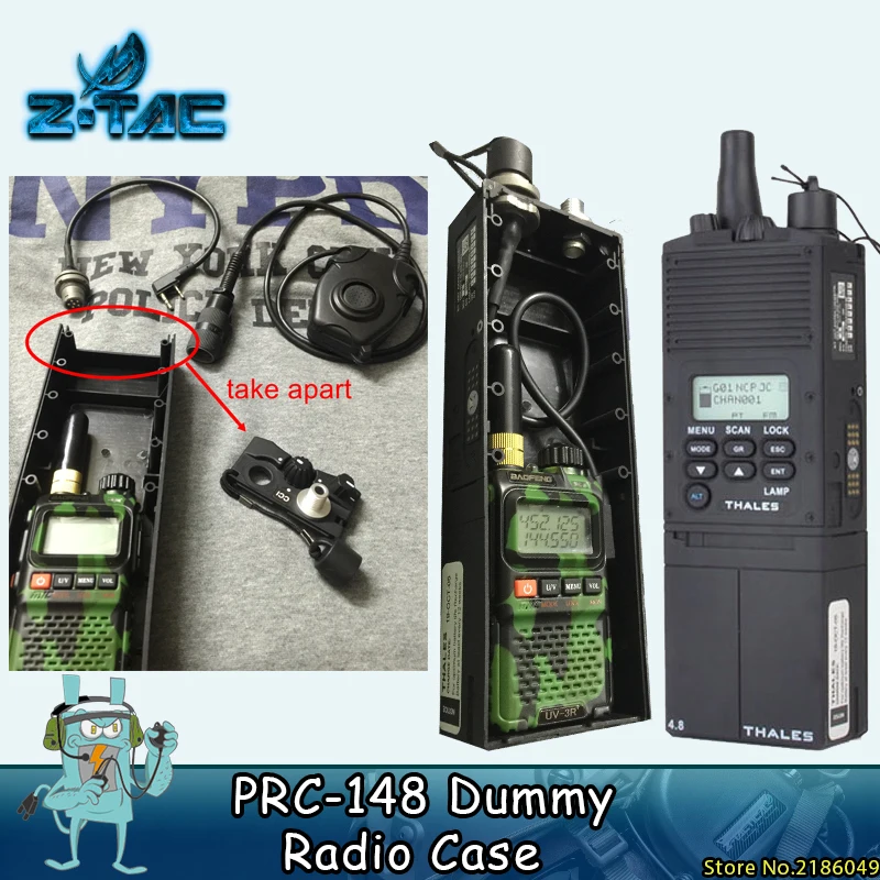 

Z-Tac Tactical (UV)MBIT PRC-148 Dummy Radio Case Softair PRC 148 Talkie Walkie Case 1:1 No Function Dummy A Z022