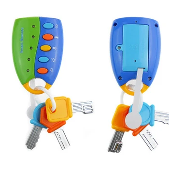

Musical Car Keys Baby Smart Remote Car Voices Pretend Electronic Anti-theft Locks Play Early Education Puzzle Toys For Children