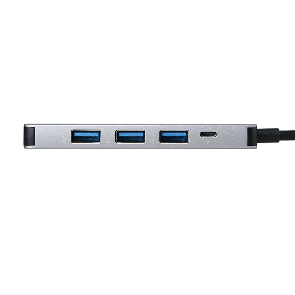 Computer Peripherals USB Hub Type C USB 3.0 to 4 Port Hi-Speed USB 3.0 Muti Hub Adapter for Macbook #25