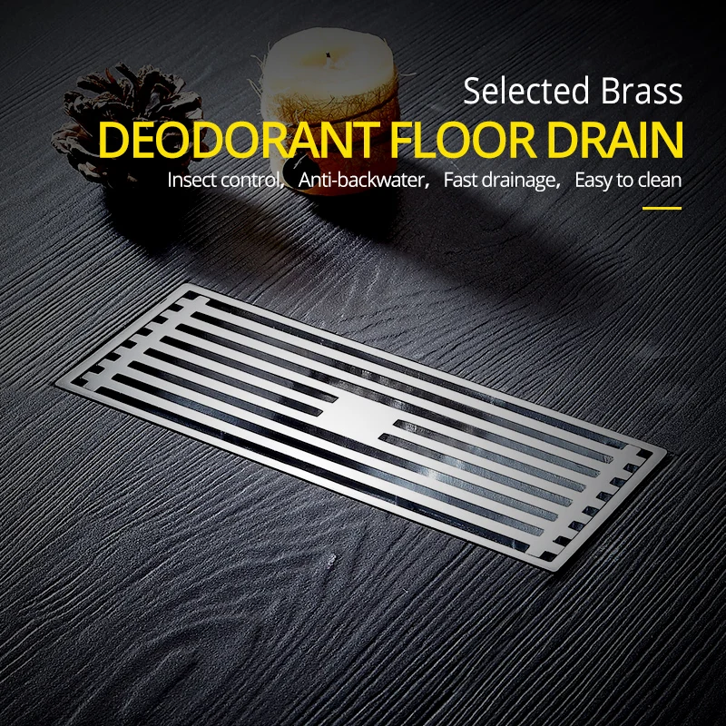 Brass Shower Drain Bathroom Shower Linear Drain Brass Brass Shower