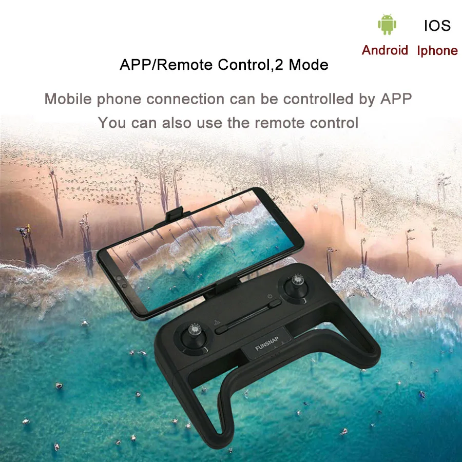  Funsnap iDol FPV RC Drone 4K GPS Quadrupter Professional Drone Camera HD 1080P AI Gesture For Xiaom