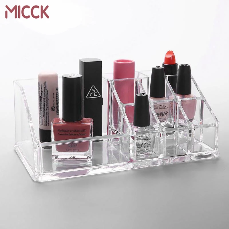 Good Price of  MICCK Acrylic Makeup Organizer Storage Box Cosmetic Box Lipstick Jewelry Box Case Holder Display St