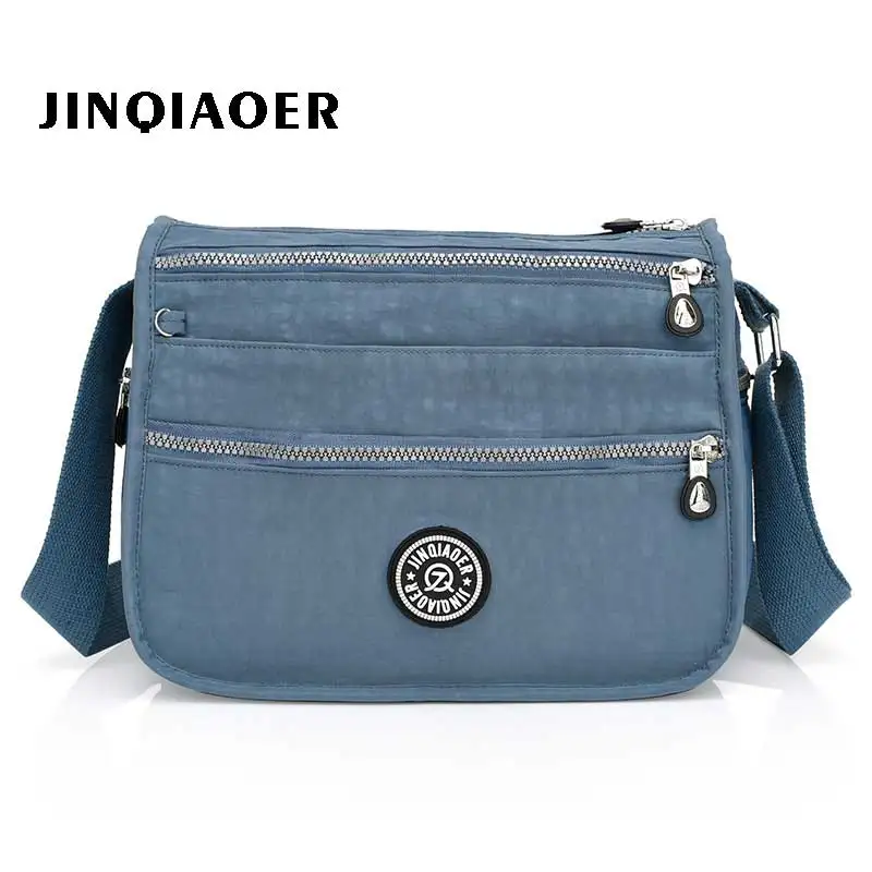 Waterproof Nylon Women Messenger Bags Small Purse Shoulder Bag Female