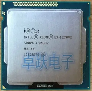 

Intel Xeon E3-1270 V2 3.5GHz LGA1155 8MB Quad Core E3-1270V2 CPU Processor E3 1270 V2 free shipping