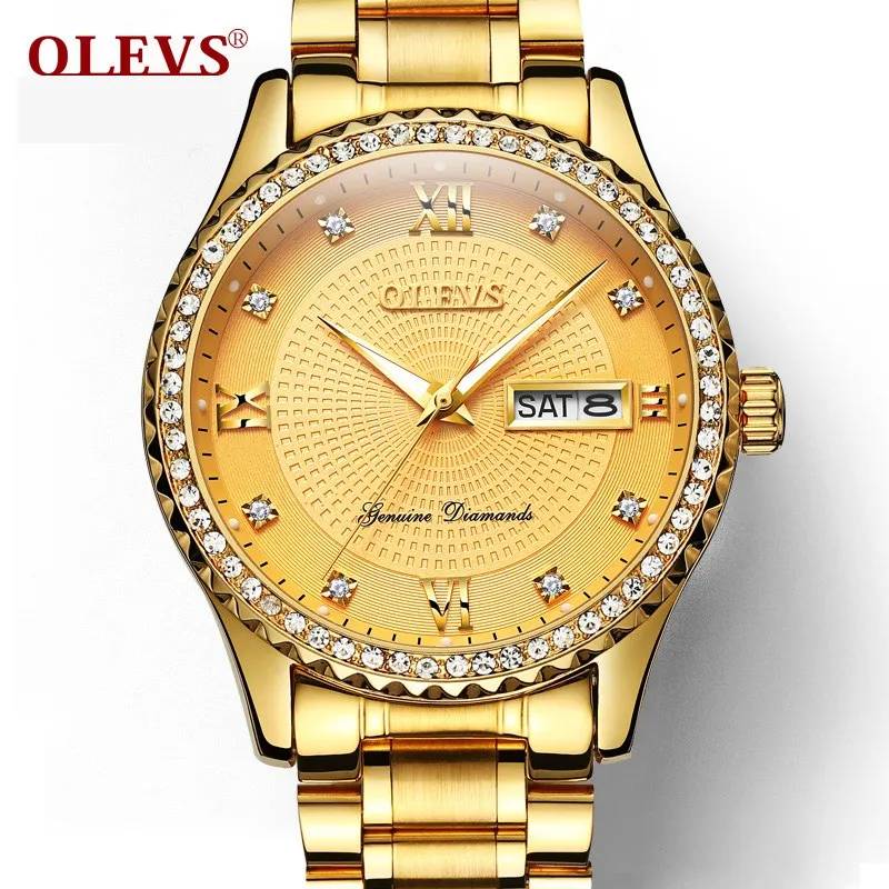 relogio masculino OLEVS Mens Watches Top Brand Luxury Fashion Quartz