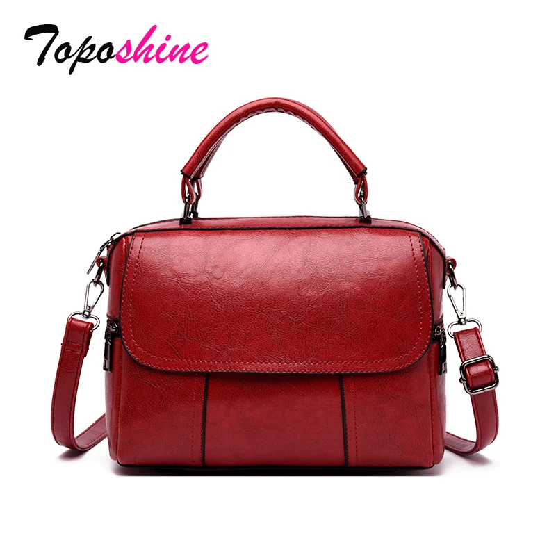 

Toposhine Temperament Lady Handbag New Fashion Personality Stitching Casual Wild High Quality Shoulder Messenger Bag
