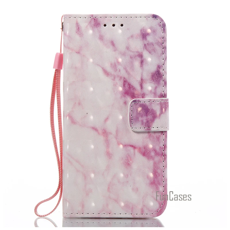 Leather Wallet Flip Marble Case For Samsung Galaxy S6 Edge Phone Cover Accessory For sansung samsun sumsung sumsang