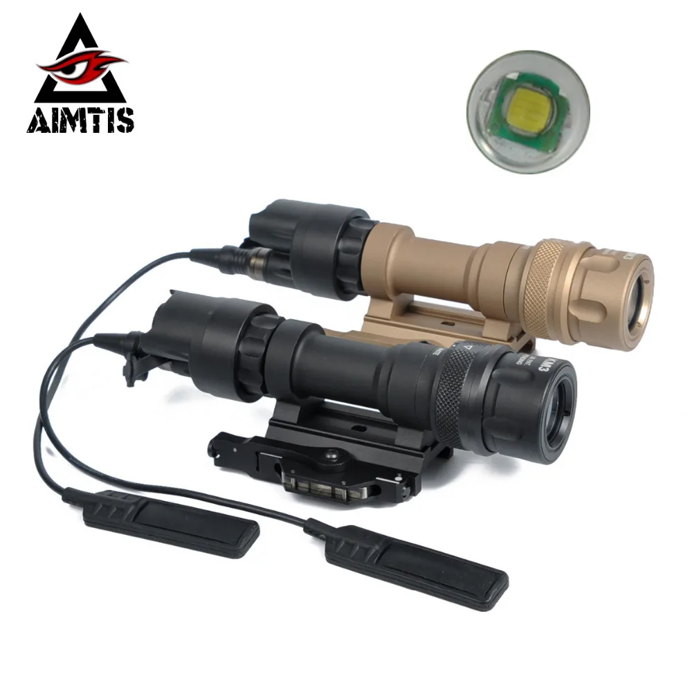 AIMTIS M952V QD быстросъемный Тактический винтовочный фонарик с креплением для оружия с 400 люменов для охотничьего ружья Аксессуары