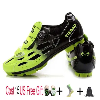 

TIEBAO New MTB Bicycle Shoes Professional Mountain Bike Shoes Unisex SPD Shoe MTB Cycling Shoes