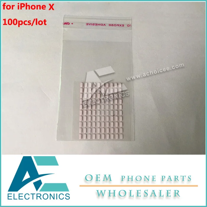 Наклейки датчика повреждения воды для iPhone X 100 шт./партия